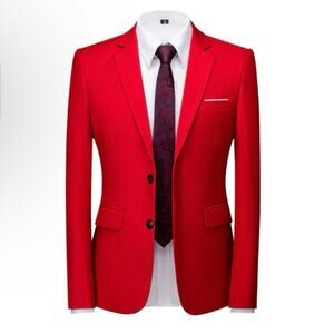 ─୨ৎ─ NWT Boys Youth Formal Suit Jacket Size XL in Red Blazer (1-MS) ❌